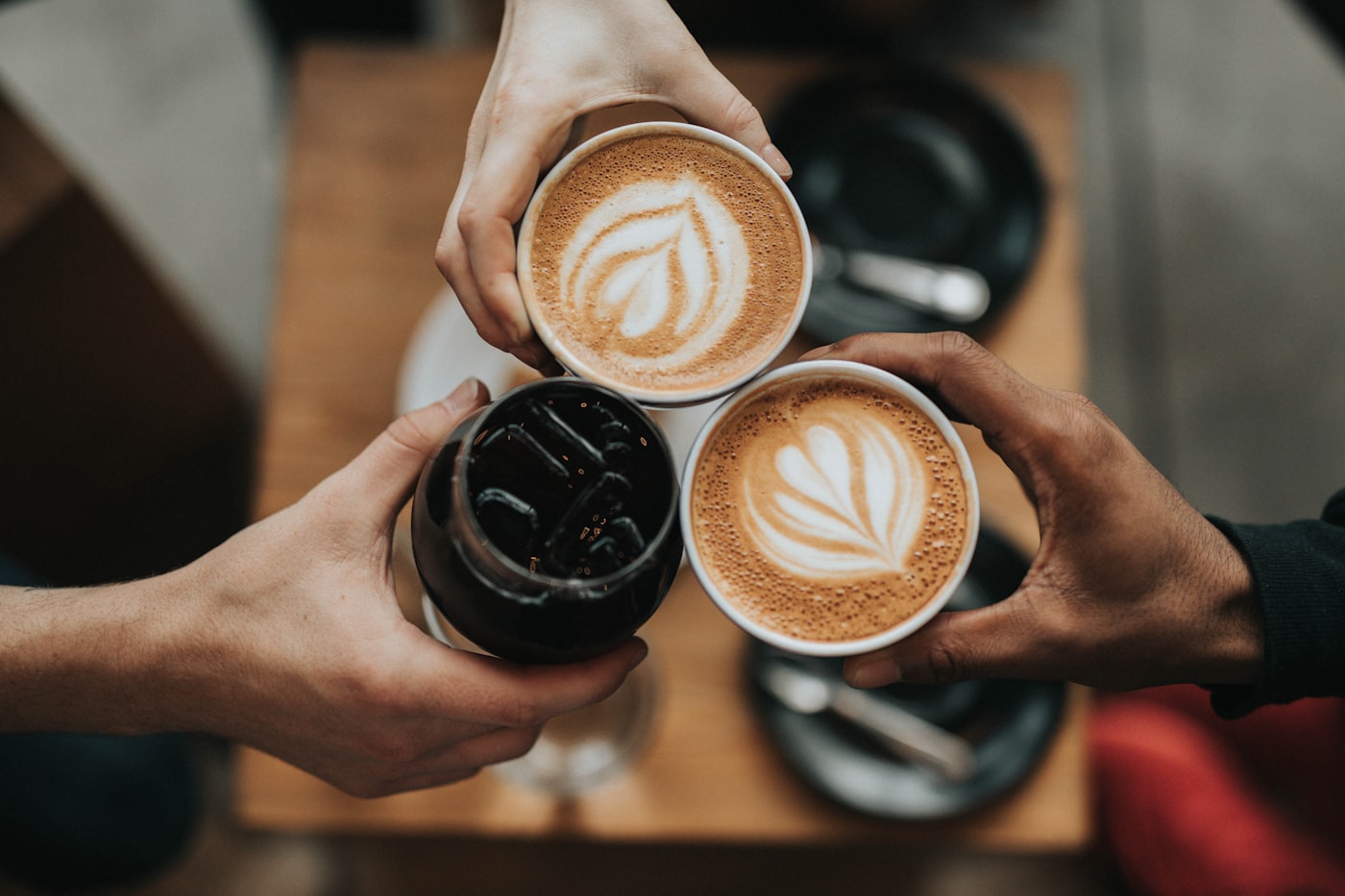 Taza de café con vapor